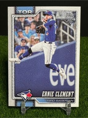 2026 Topps Series 2 Blue Jays Ernie Clement #505 Rare “Canvas” Parallel #/50